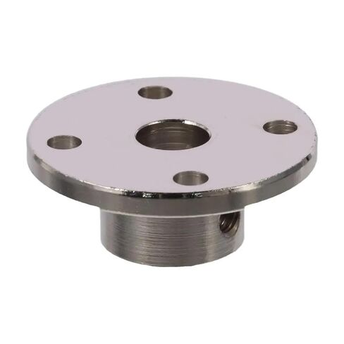 2Pcs Durable Bearing Steel Rigid Flange Silver 8mm Inner Dia Motor Guide Shaft Coupler Connector in Saudi Arabia