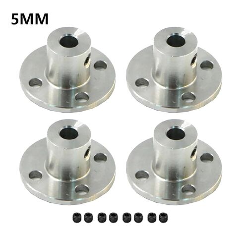 4pcs Flange Coupling Motor Guide Shaft Coupling Motor Plug Shaft for Motor Shafts with 3/4/5mm Inner Diameter(5mm) in Saudi Arabia