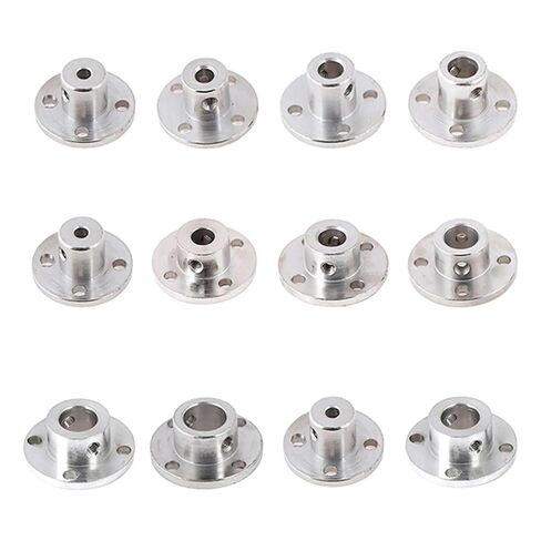 1PC Flange Coupling Durable Motors Guide Shaft Support Coupler Rigid(Inner Diameter 12mm) in Saudi Arabia
