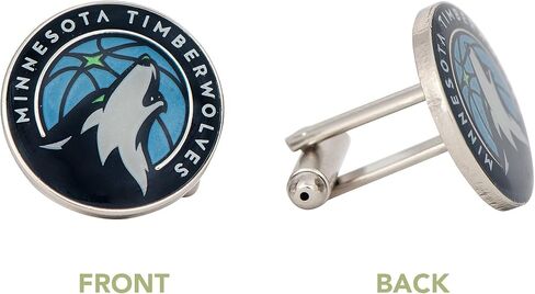 أزرار الأكمام من Desert Cactus Minnesota Timberwolves شعار فريق NBA ملابس رسمية للاتحاد الوطني لكرة السلة (أزرار الأكمام) in Saudi Arabia