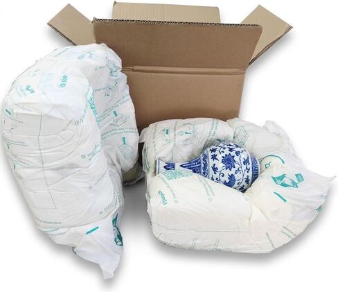 8 Pcs Expanding Packing Foam 13.5"x15.5", Protective Packaging Foam for Shipping Fragile Items, Protects Electronics, PC, Glassware, Pottery & Irregular Shapes in Kuwait
