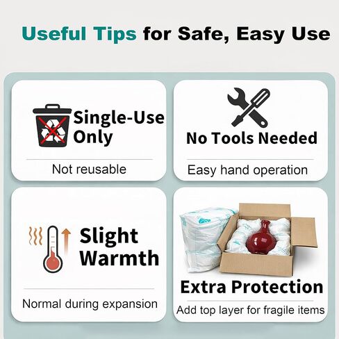 8 Pcs Expanding Packing Foam 13.5"x15.5", Protective Packaging Foam for Shipping Fragile Items, Protects Electronics, PC, Glassware, Pottery & Irregular Shapes in Kuwait