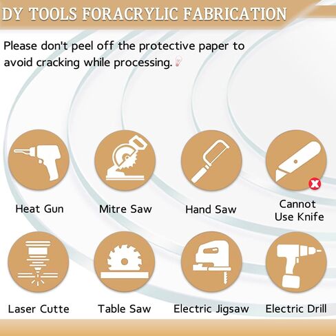 قطعتان من ورقة أكريليك دائرية شفافة مقاس 1/8 بوصة، ورقة زجاج شبكي بقطر 6 بوصة، مستديرة لأقراص الكيك، سطح طاولة زجاج شبكي، خلفيات أكريليك وحرف مشاريع العرض اليدوية in Kuwait