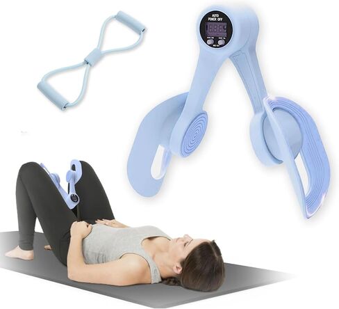Thigh Trainer,LED Exercise Counter, 360°Adjustable Pelvic Floor Muscle Trainer for Women - Inner Thigh Exerciser , Home/Office/Outdoors Fitness Equipment for Hip, Leg, Arm in Saudi Arabia