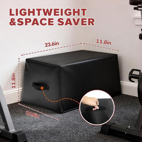 مقعد دفع الورك، صندوق دفع الورك متعدد الوظائف لصالة الألعاب الرياضية المنزلية، جهاز دفع الورك غير قابل للانزلاق لجسر الغلوت، معدات تمرين الغلوت لتدريب القوة الأساسية in Kuwait