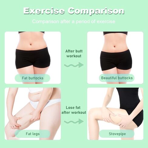 Thigh Exerciser for Women, Non-Install Pelvic Floor Muscle Trainer for Postpartum Rehabilitation, Inner Thigh-Toning Hip Trainer Enhanced Resistance Kegel Exerciser for Home Gym Fitness Equipment in Saudi Arabia