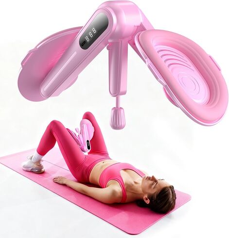 مدرب الفخذ مع تعديل المقاومة، أجهزة تمرين قاع الحوض مع شاشة LED، جهاز تمرين الفخذ الداخلي مع بطانة ناعمة من مادة إي في إيه، جهاز تمرين كيجل للنساء in Kuwait