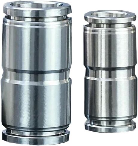 Air Hose Quick Connect Adapter, 1pcs Air Hose Fitting Pneumatic Tube Connector Quick Release Coupling PU4- PU12 Trachea Metal(PU-12) in Saudi Arabia
