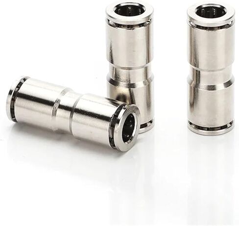 Air Hose Quick Connect Adapter, 1PCS PU PG PE Brass Metal Pneumatic Quick Coupling 4-12mm Air Compressor Hose Connector(PE12mm) in Saudi Arabia