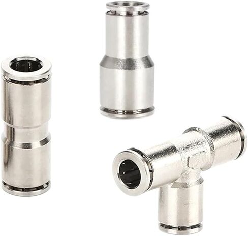 Air Hose Quick Connect Adapter, 1PCS PU PG PE Brass Metal Pneumatic Quick Coupling 4-12mm Air Compressor Hose Connector(PE12mm) in Saudi Arabia