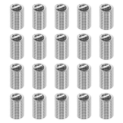 PATIKIL Wire Thread Inserts 7/16-14 UNC 3D 33.3mm, 10Pcs 304 Stainless Steel Helical Coiled Wire Screw Threaded Sleeve Sheath for Mechanical Equipment Automotive Repairs in Saudi Arabia