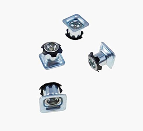 4 Pack Threaded Star Type 1"(OD) Square Tubing Insert 1/4-20 Threads S71-324 in Saudi Arabia