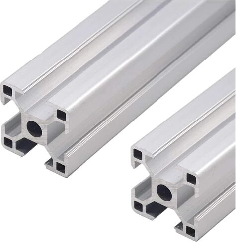 2 Pieces 3030 Aluminum Profile 100 500 1000 1200 mm Anodized Extruded 3030 Linear Guide(1200mm) in Saudi Arabia
