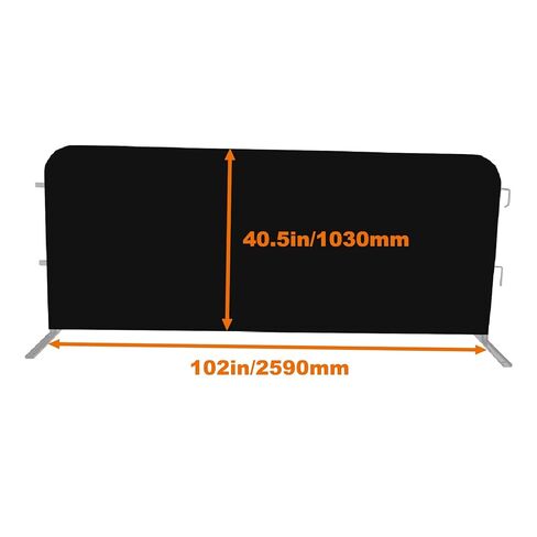 8.5 Ft Heavy Duty Portable Crowd Control Safety Barriers Barricade Jacket Cover for Event Setups Trade Shows Concerts Festivals Sporting Events in Saudi Arabia