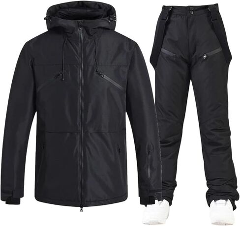 Men's And Women's Waterproof Ski Suit Set Outdoor Snowboarding Snow Clothes Warm Jacket Pants in Saudi Arabia