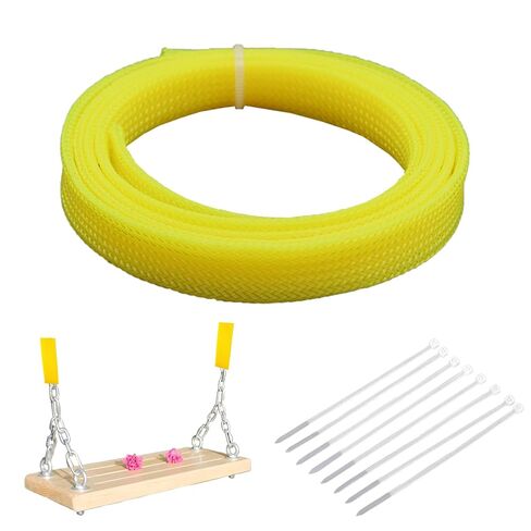 13 FT High Visibility Chain Cover, Swing Chain Covers, Winch Rope Sleeve for 1.12 Inch Chains, Suitable for Porches, Gardens and Barn Perimeters in Saudi Arabia