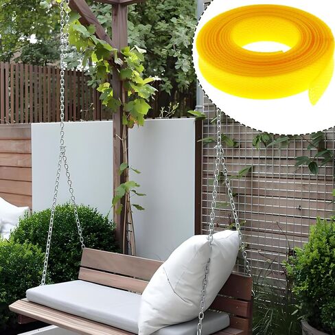 13 FT High Visibility Chain Cover, Swing Chain Covers, Winch Rope Sleeve for 1.12 Inch Chains, Suitable for Porches, Gardens and Barn Perimeters in Saudi Arabia