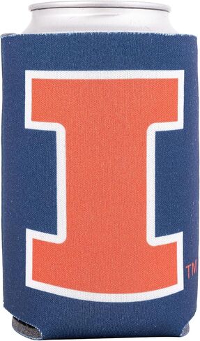 Desert Cactus University of Illinois Can Insulator Fighting Illini U of I Beverage Cooler 1 Pack Foam 12oz Can Holder Single Sided (Design A) in Saudi Arabia