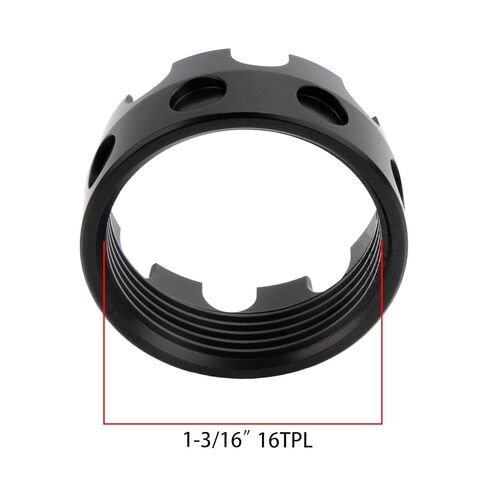 Castle Aluminum 7075-T6 nut, 1-3/16x16 (Black) in Kuwait