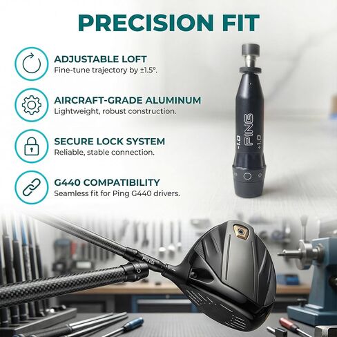 .335 طرف محول عمود الجولف متوافق مع Ping G440 Driver & Ping G440 Max - ملحق بديل لعمود نادي الجولف الأيمن in Kuwait