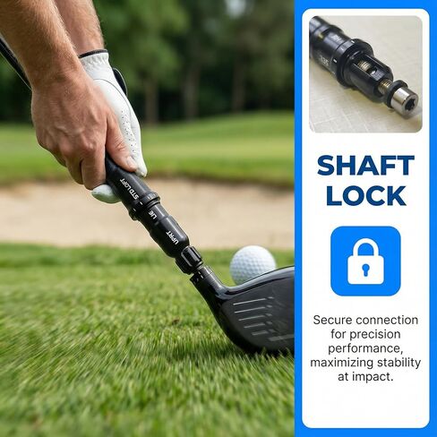 .335 طرف محول عمود الجولف لسائق Fairway Wood RH، متوافق مع Taylormade M1 M2 M3 M4 M5 M6 SIM SIM2 R15 QI10، Qi35 Stealth2، Stealth/BRNR Mini Driver | أسود| 1 قطعة in Kuwait