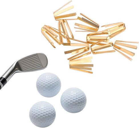 10pcs Universal Brass Golf Shaft Adapter Shims, 6 Leg & 8 Leg Golf Club Spacer Shims for Professional Workshop Use Fits .335 .350 .355 .370 Iron Shafts Ferrules Extractor Fitting Accessories in Saudi Arabia