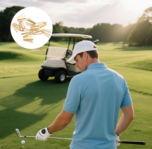 10pcs Universal Brass Golf Shaft Adapter Shims, 6 Leg & 8 Leg Golf Club Spacer Shims for Professional Workshop Use Fits .335 .350 .355 .370 Iron Shafts Ferrules Extractor Fitting Accessories in Saudi Arabia