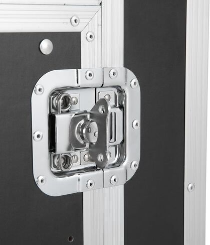 حافظة طريق 10U Pa Dj Rack، حافظة Pa Dj Pro Audio Amp Effect مع تصميم من طبقتين و4 عجلات، خزانة Pa/Dj بحافة معدنية سميكة للاستوديوهات والمسارح المنزلية KTVs وحفلات الزفاف وما إلى ذلك in Kuwait