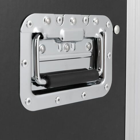 حافظة طريق 10U Pa Dj Rack، حافظة Pa Dj Pro Audio Amp Effect مع تصميم من طبقتين و4 عجلات، خزانة Pa/Dj بحافة معدنية سميكة للاستوديوهات والمسارح المنزلية KTVs وحفلات الزفاف وما إلى ذلك in Kuwait