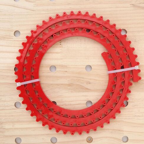 Flexible Curve Guide Shaping Strip 16mm Spacing, 1 Meter Gear Driven Profiling Strip for Woodworking - High Elasticity Polymer, Precise Pattern Transfer, Easy Installation in Kuwait