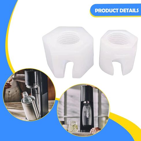 Machine Replacement Nuts Maker Accessories, CO2 Hose Connector Repairing Spare Parts 1.25 cm 1.3 cm for Easy in Saudi Arabia