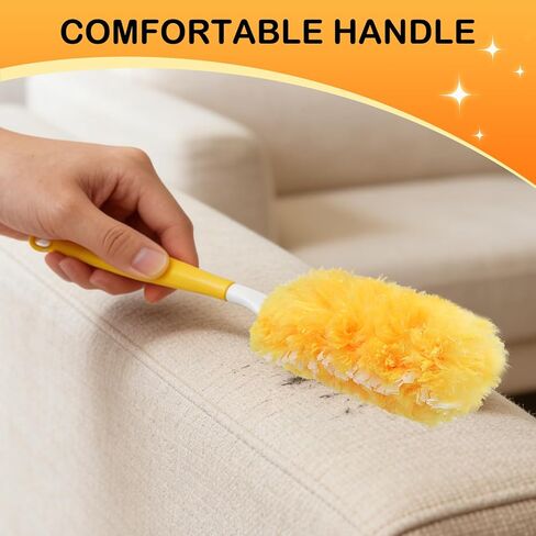 مجموعة من 30 قطعة منفضة غبار من سيتسيل مع منفضة غبار بمقبض واحد للتنظيف، عبوة منفضة للاستعمال مرة واحدة، مجموعة تنظيف منفضة متعددة الأسطح 360 لمروحة السقف والمكفوفين والأثاث in Kuwait