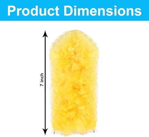 20 عبوة من منفضة الغبار شديدة التحمل من أجل سويفر، مجموعة منافض للاستعمال مرة واحدة متعددة الأسطح بزاوية 360 درجة لتنظيف الغبار الإلكترونيات والأثاث ومروحة السقف العمياء (المقبض غير متضمن) in Kuwait