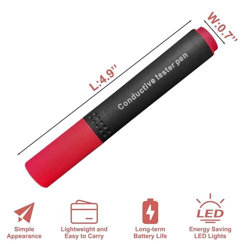 قلم اختبار التوصيل، قلم اختبار الجهد الكهربي لعدم الاتصال، اختبار التأريض لأغطية أغطية الوسائد، أداة كهربائية لاختبار الأسلاك لضمان الاتصال الفعال in Saudi Arabia