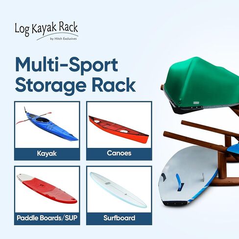 6-Place Paddle Board/SUP Log Rack, Freestanding Paddle Board Storage Rack, Surfboard Racks for Garage, SUP Storage Racks, Heavy Duty Paddleboard Holder Sport Outdoor, Surfboard in Kuwait