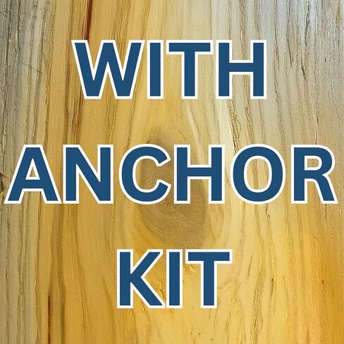 5-Place One-Sided SUP Log Rack, Outdoor Storage Racks, Paddle Board Rack for Storage Organizer, SUP Racks for Boat Storages, Paddleboard Stand - Natural + 15" Anchor Kit in Kuwait