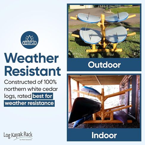 4-Place/Canoe Racks, Freestanding Surfboards Storage, Heavy Duty Storage Rack, Surfboard Stand, Canoe Paddles or SUP Storage Racks, SUP Boards - Natural + 15" Anchor Kit in Kuwait