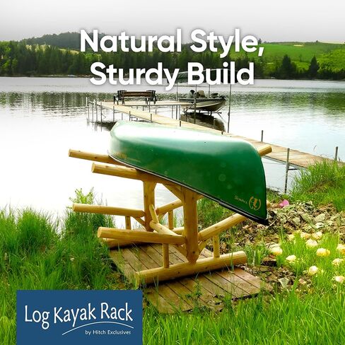 4-Place/Canoe Racks, Freestanding Surfboards Storage, Heavy Duty Storage Rack, Surfboard Stand, Canoe Paddles or SUP Storage Racks, SUP Boards - Natural + 15" Anchor Kit in Kuwait