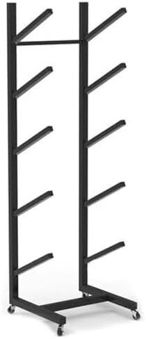 Freestanding Skateboard & Longboard Storage Rack - Space-Saving Floor Stand Organizer for Home Gym/Studio - Holds 10 Boards, Perfect for Corners & Display in Saudi Arabia