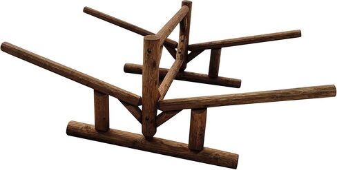 2-Place/Canoe Log Rack, Paddle Board Holder, Canoe Stand, Surfboard, Kayak Holder for Outside, Freestanding for Kayaks SUP Boards - Canyon Brown + 15" Anchor Kit in Kuwait