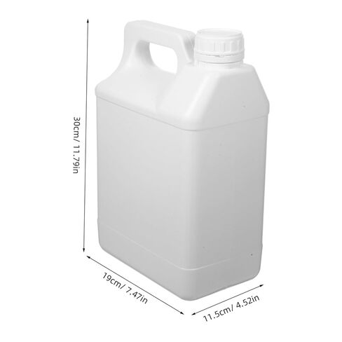 Zerodeko Airtight Storage Container with Lid Reusable Liquid Jug for Water Chemicals and More for Home Office and Outdoor Use in Saudi Arabia