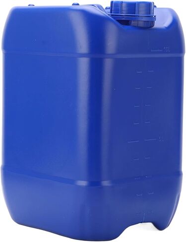 2 قطعة 10L HDPE البلاستيك التراص النفايات الكيميائية السائل دلو حاوية تخزين المختبر مع غطاء المسمار ومقبض للاستخدام الصناعي والمختبري in Saudi Arabia