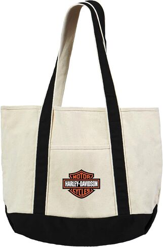 Northwest Harley-Davidson Canvas Tote Bag, Classic Motorcycle Carryall for Everyday Use, Classic Logo in Saudi Arabia