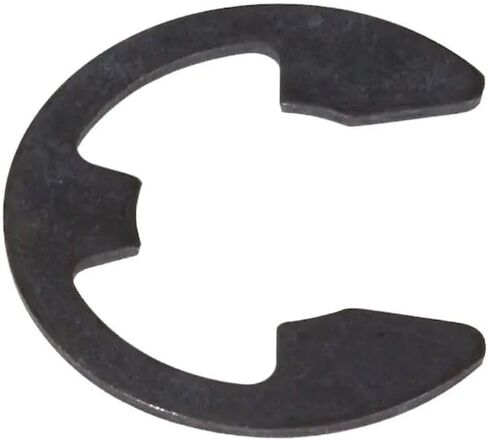 Durable Spring Steel E-Clips with Black Oxide Finish (5, 3/8") in Kuwait