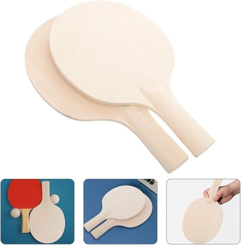 TOYANDONA DIY Table Tennis Paddle Bottom Plate Wooden Racket 10X5.9 Inch Lightweight for Portable Ping Pong Training and Game Practice in Saudi Arabia