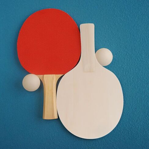 TOYANDONA DIY Table Tennis Paddle Bottom Plate Wooden Racket 10X5.9 Inch Lightweight for Portable Ping Pong Training and Game Practice in Saudi Arabia