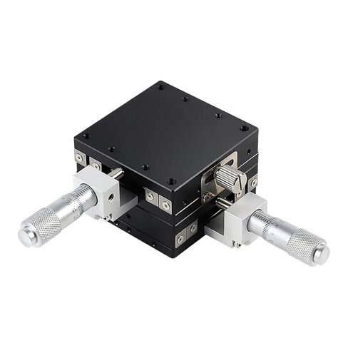 Replacement Linear Table Manual Sliding Table XY Axis 60 * 60mm LGY-60C Ball Bearing Steel Roller Type Micrometer in Kuwait