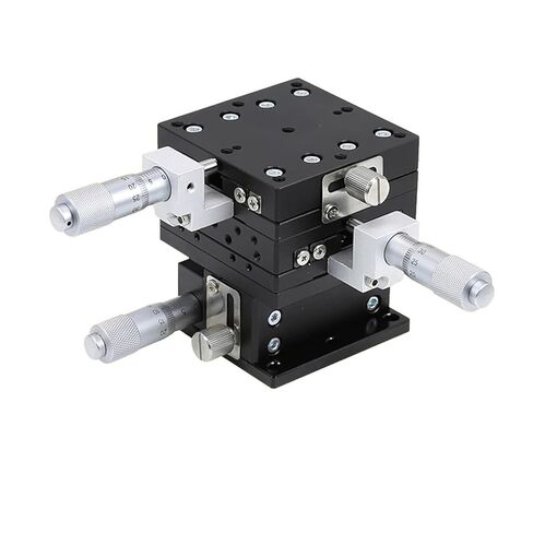 ضبط دقيق محطة التشذيب منصة النزوح اليدوي XYZ محور 40x40 LGD40-L المرحلة الخطية انزلاق الجدول الصلب الكرة نوع in Kuwait