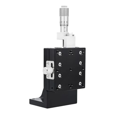 LV60 Z محور 60*60 مللي متر انزلاق الجدول دليل النزوح العمودي رفع غرامة ضبط منصة عبر الأسطوانة دليل الخطي المرحلة انزلاق in Kuwait