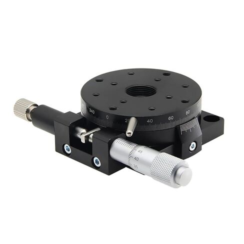 360 درجة الروتاري انزلاق الجدول الجدول R محور 80 مللي متر RSP80-L زاوية التعديل اليدوي منصة ميكرومتر بصري in Kuwait